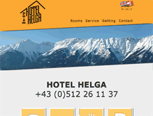 Tablet Screenshot of hotelhelga.com